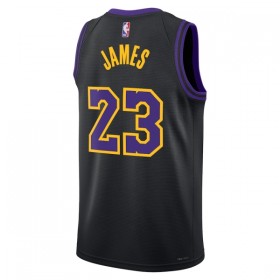 Dres Los Angeles Lakers Lebron James Nike 2025-26 City Edition Crno Swingman